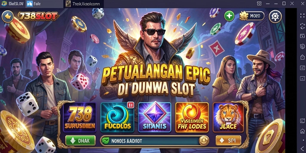 Screenshot utama 738SLOT mengabadikan aksi seru dalam permainan ARPG.