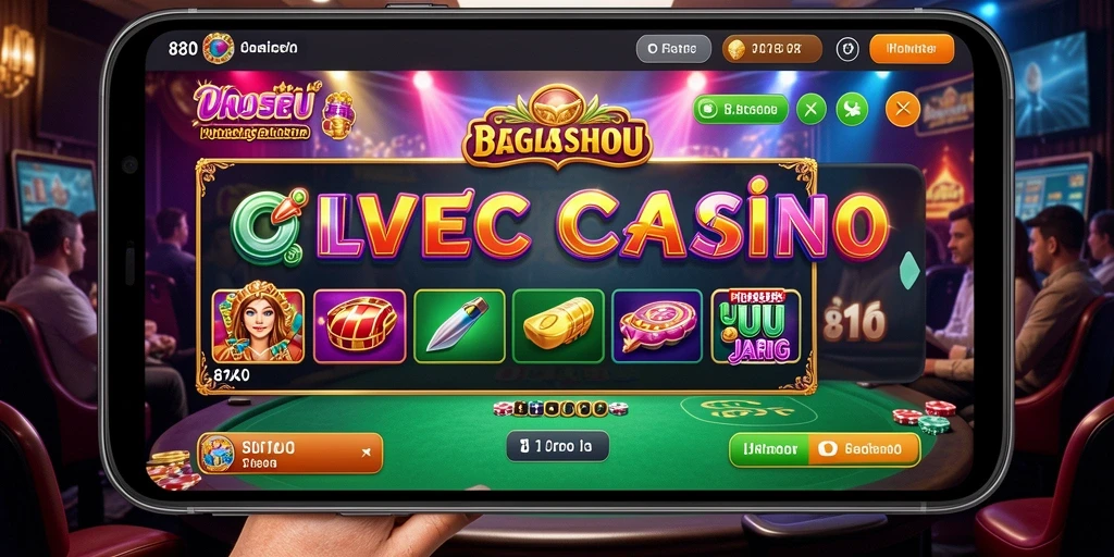 Tampilan aksi permainan Live Casino yang menarik dan mengasyikkan.