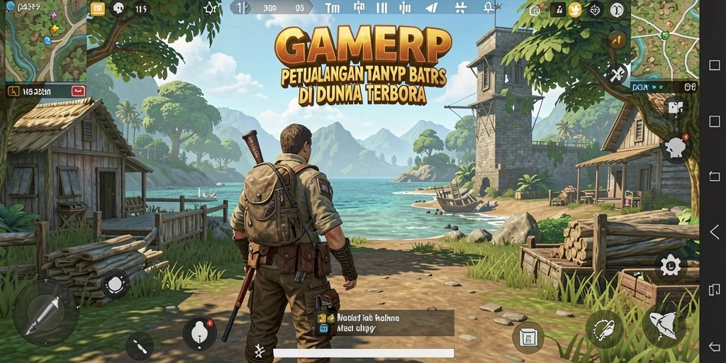 Screenshot yang menampilkan gameplay menarik di dunia terbuka.