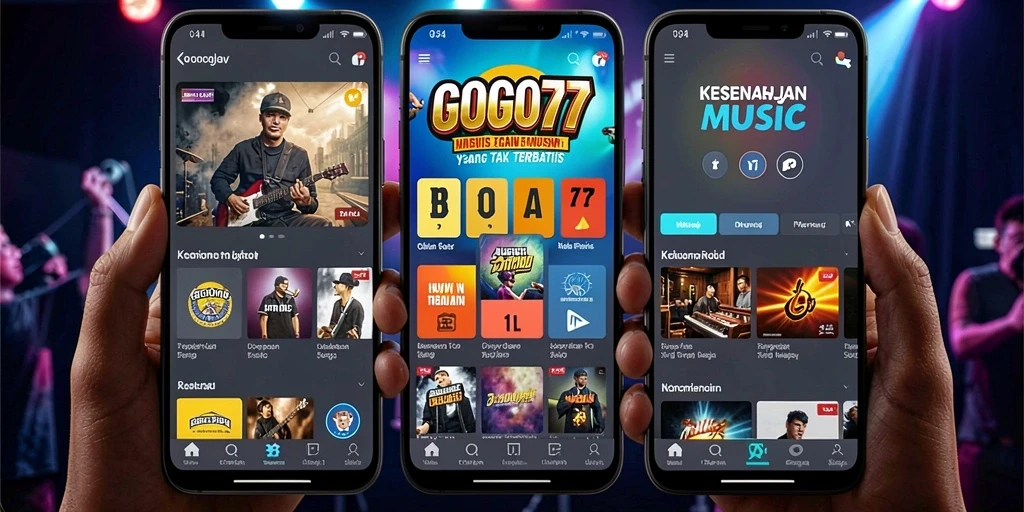 Screenshot gameplay GOGO77 menampilkan pengalaman bermain musik yang interaktif dan menyenangkan.