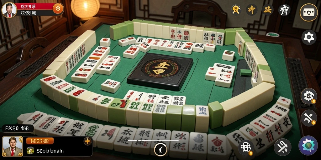 Tampilan permainan GX88 yang menarik dengan gameplay Mahjong.