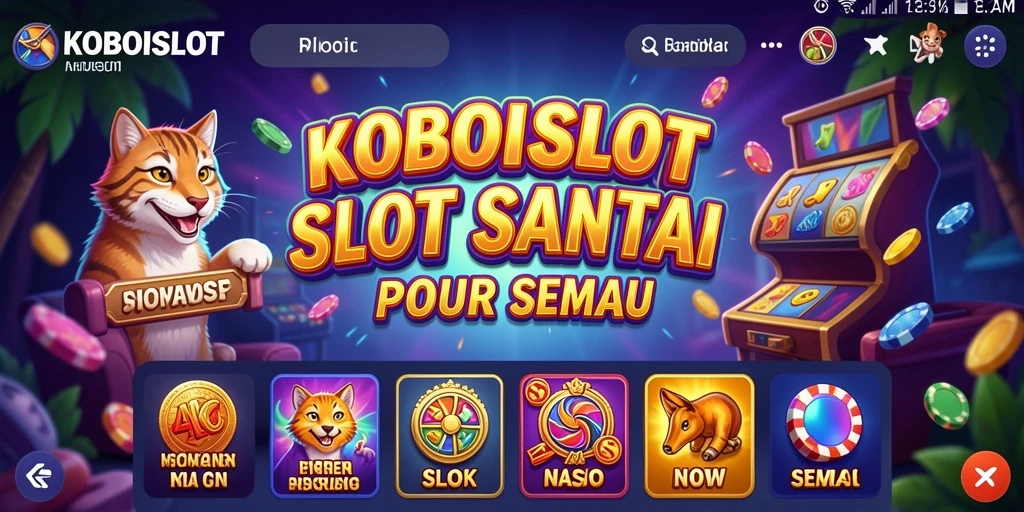 Screenshot gameplay KOBOISLOT yang menampilkan keseruan bermain slot.