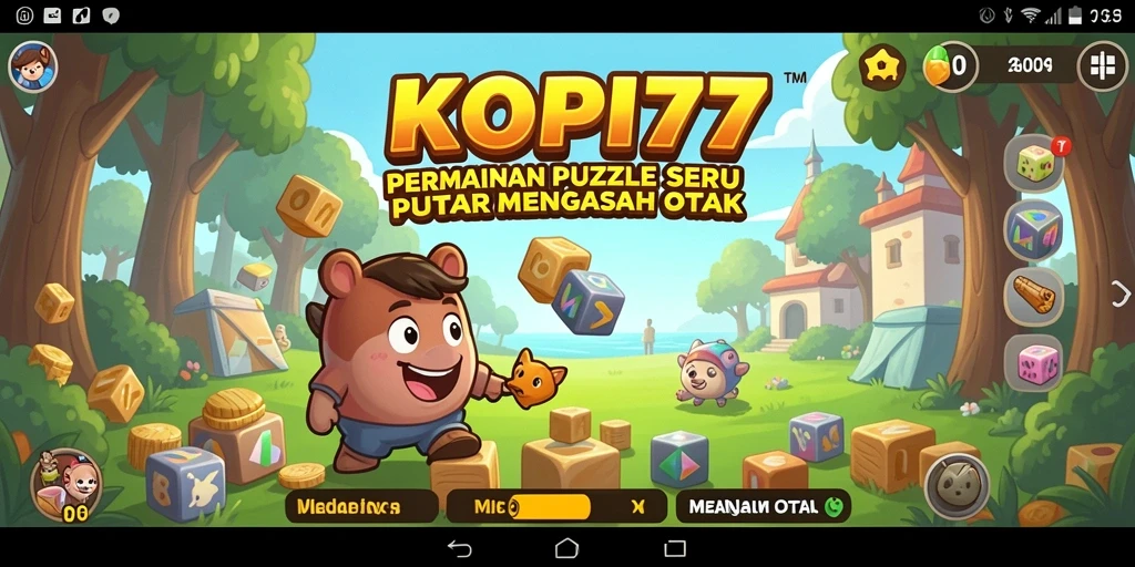 Tampilan gameplay KOPI77 yang menantang dan menarik.