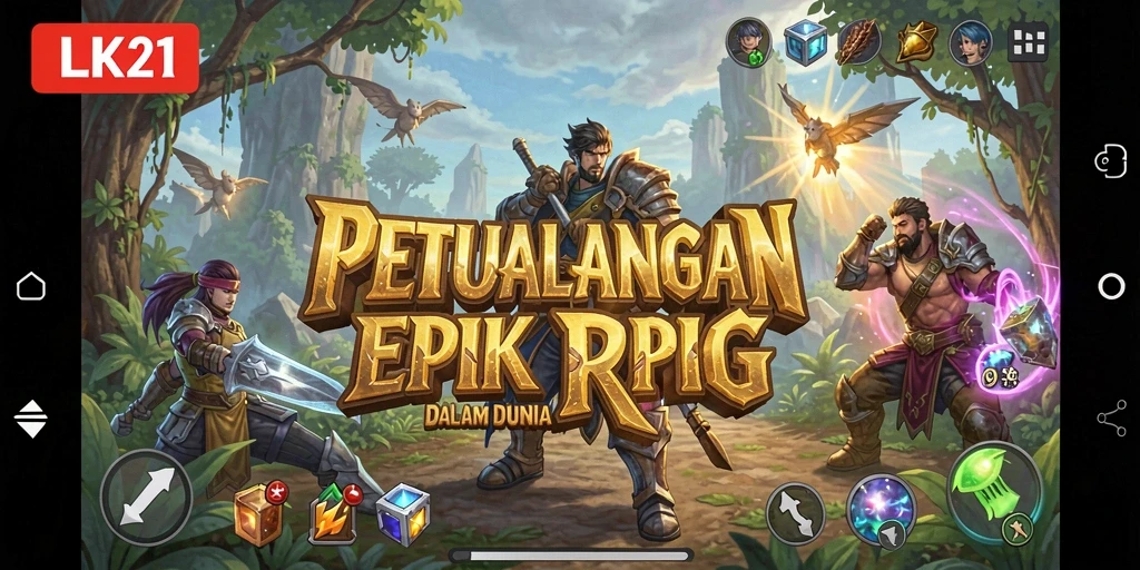 Gameplay LK21 menampilkan aksi petualangan epik dalam dunia RPG.
