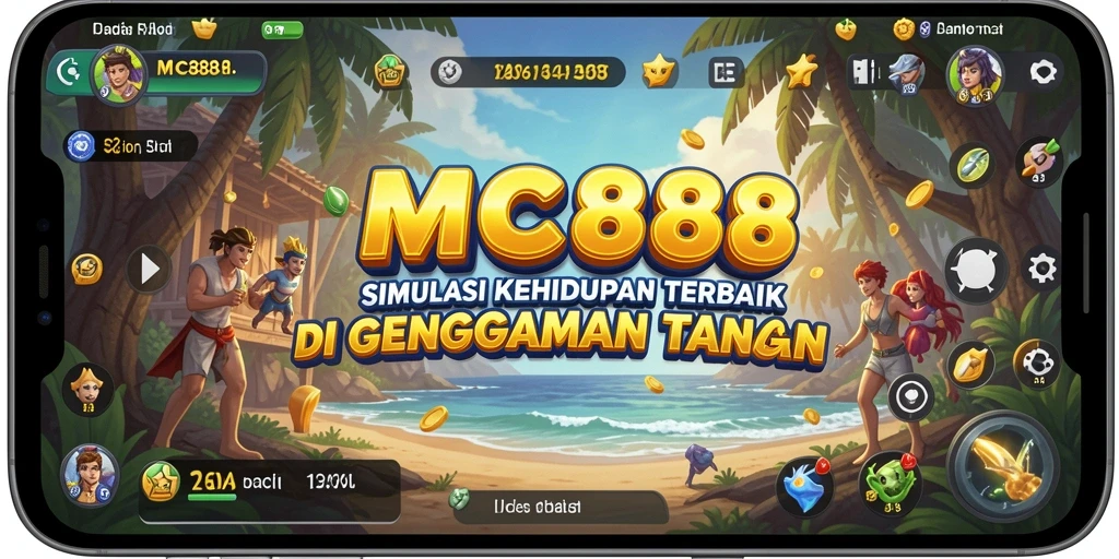 Screenshot utama MC888 menampilkan gameplay simulation yang seru dan interaktif.
