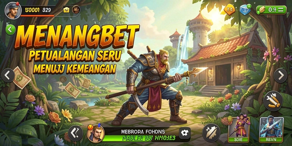 Gameplay seru MENANGBET dengan petualangan menantang.