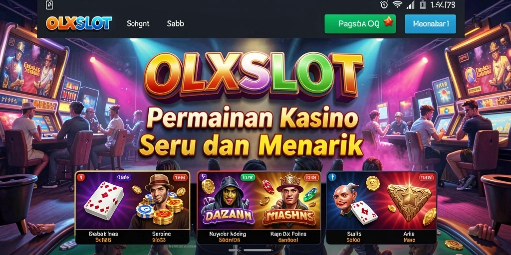 Tangkapan layar OLXSLOT menampilkan gameplay Kasino yang mendebarkan.