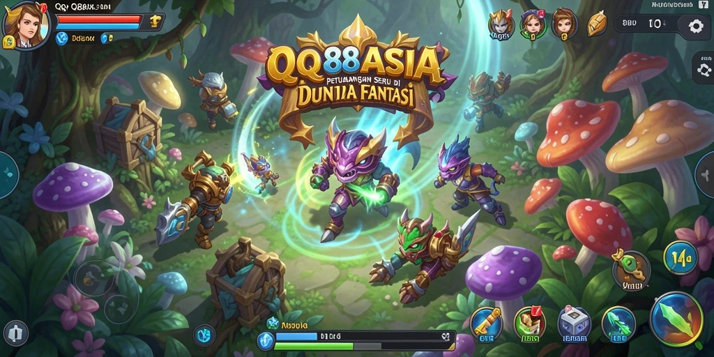 Tangkapan layar yang menunjukkan aksi petualangan seru dalam QQ88ASIA.