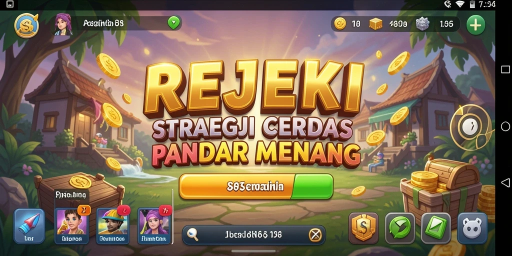 Tampilan gameplay seru di REJEKI dengan strategi yang mendebarkan.