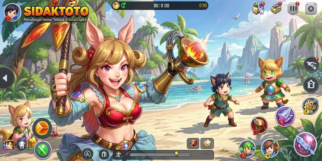 Tampilan dinamis dari gameplay SIDAKTOTO yang menarik.
