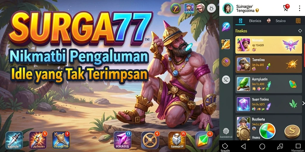 Tampilan gameplay SURGA77 yang menarik dan memikat.