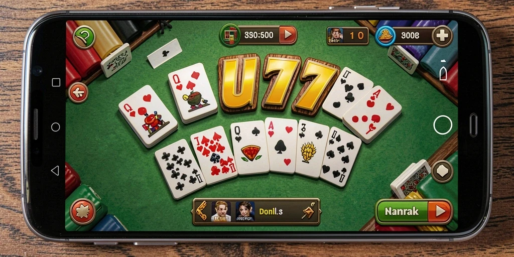 Tampilan utama gameplay UT77 yang seru dan menantang.